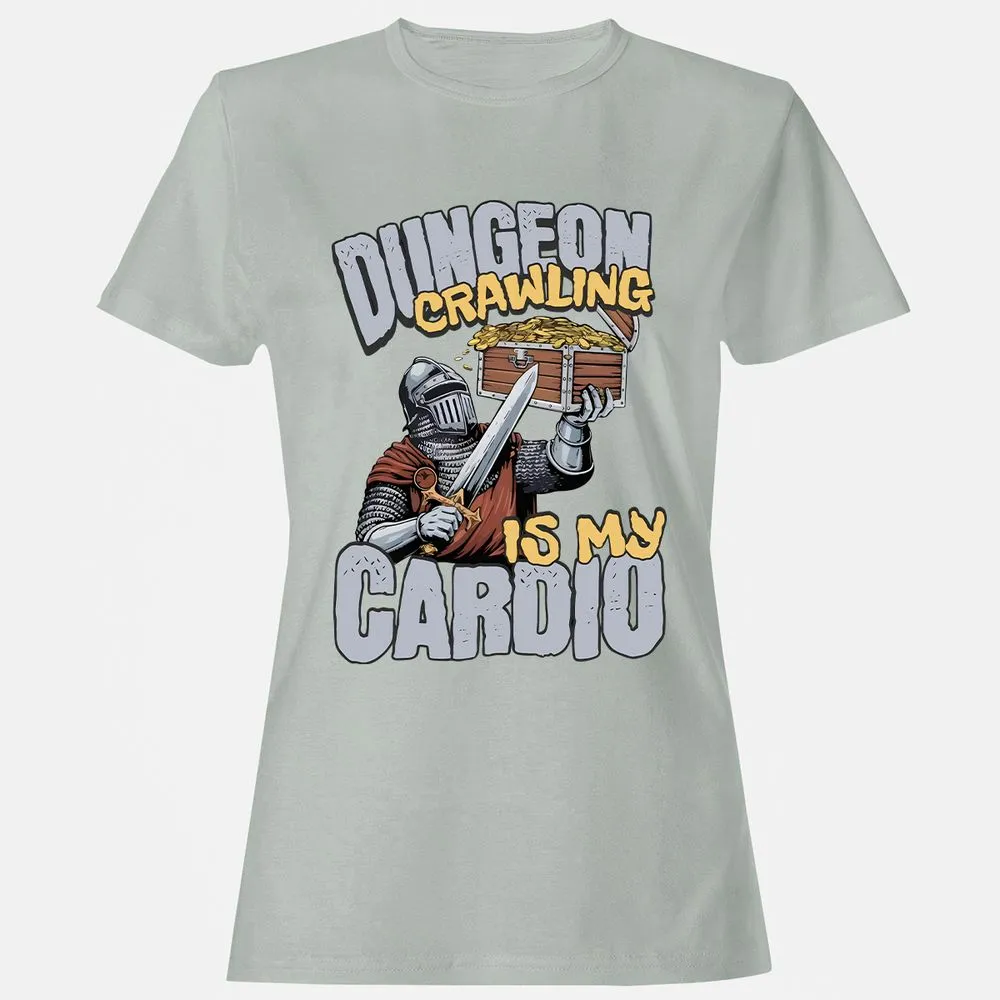Dungeon Crawling Is My Cardio Women's T-Shirt - Ash - 2