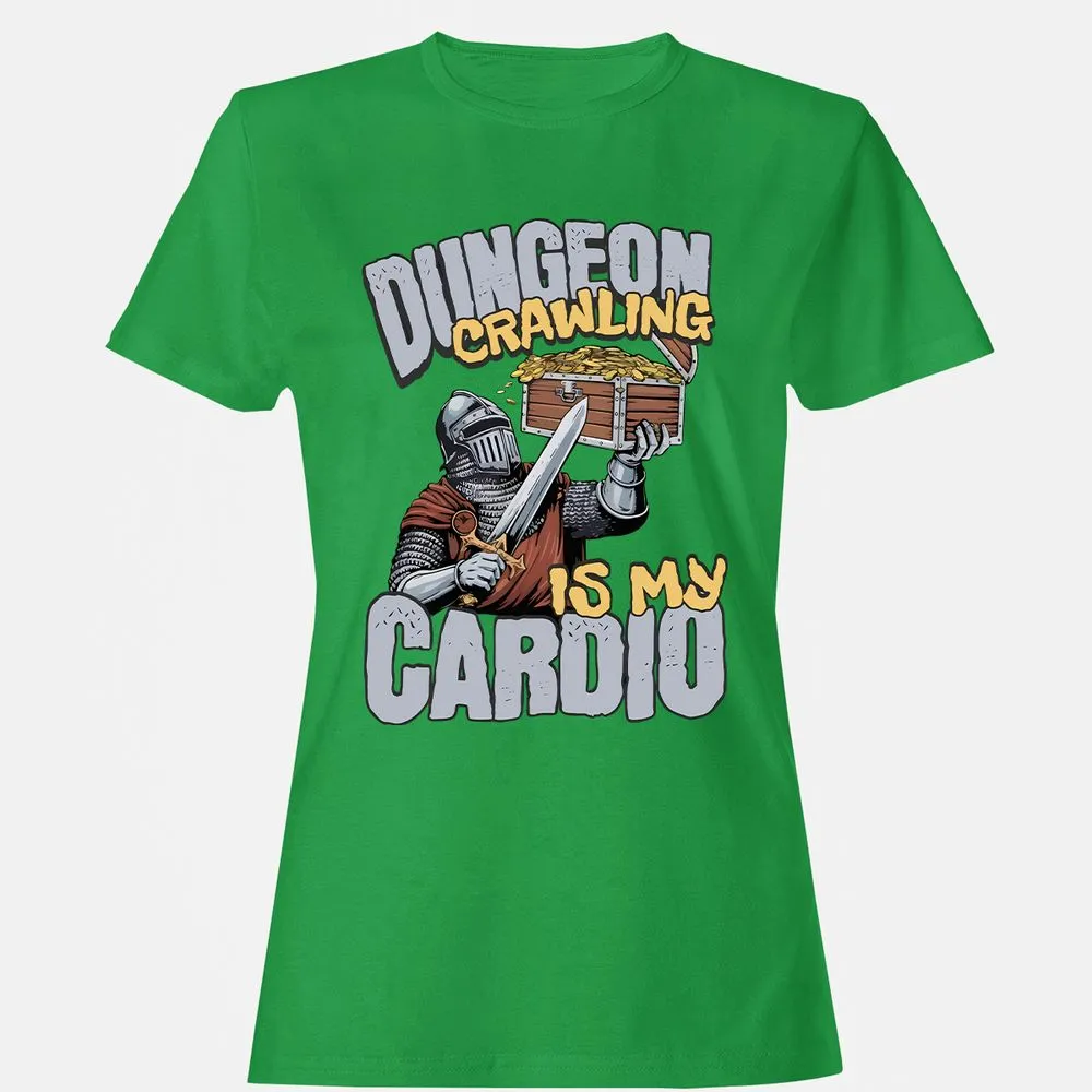 Dungeon Crawling Is My Cardio Women's T-Shirt - Irish Green - 7