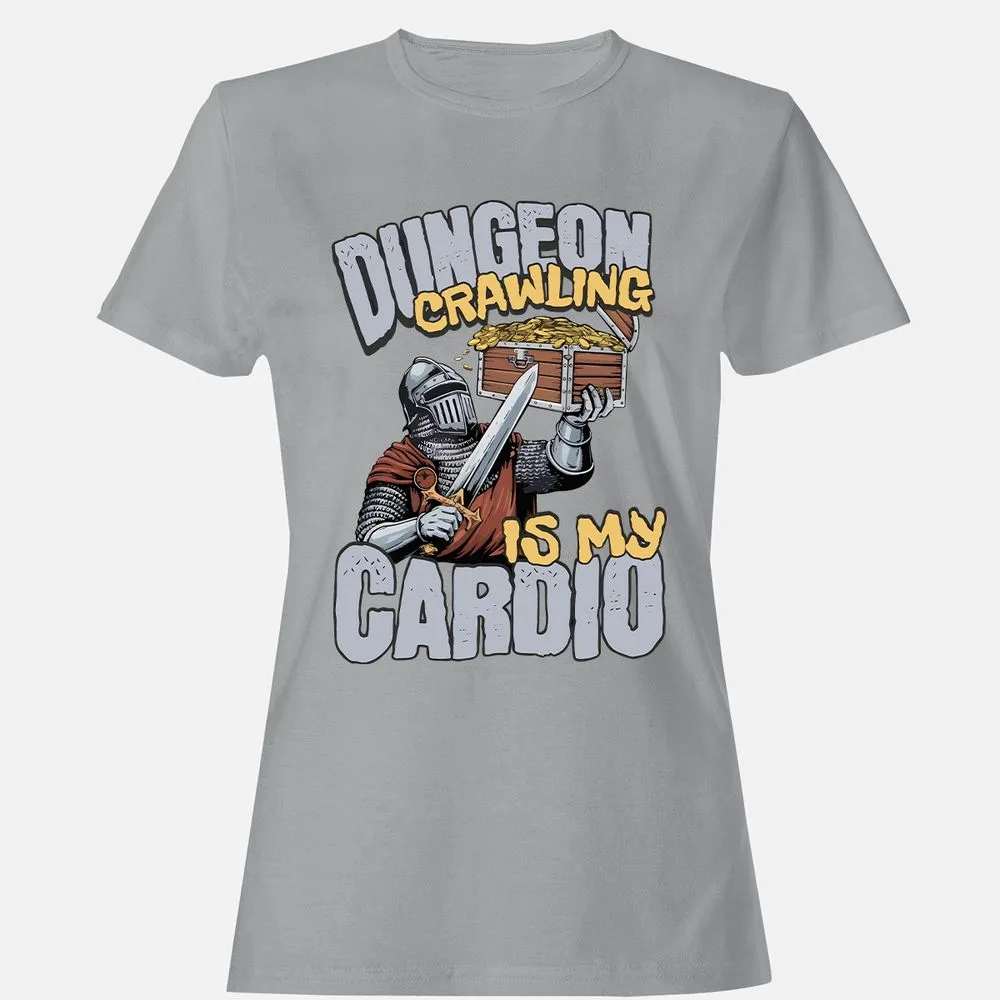 Dungeon Crawling Is My Cardio Women's T-Shirt - Sport Grey - 15