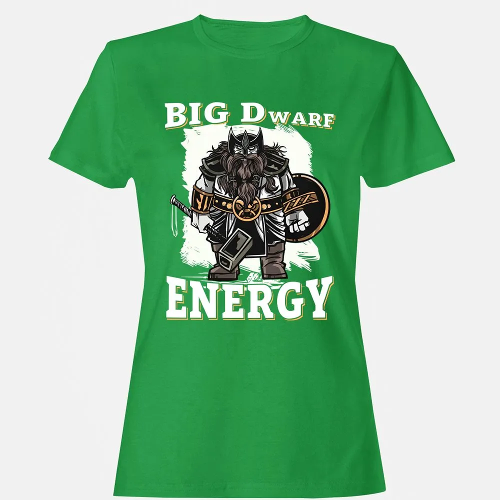 Big Dwarf Energy Women's T-Shirt - Irish Green - 7