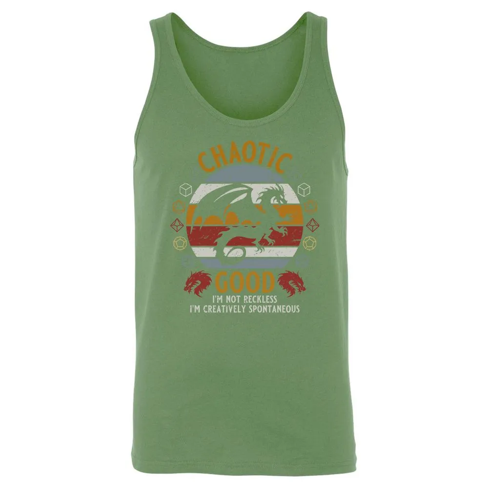 Chaotic Good Unisex Jersey Tank - Leaf - 10