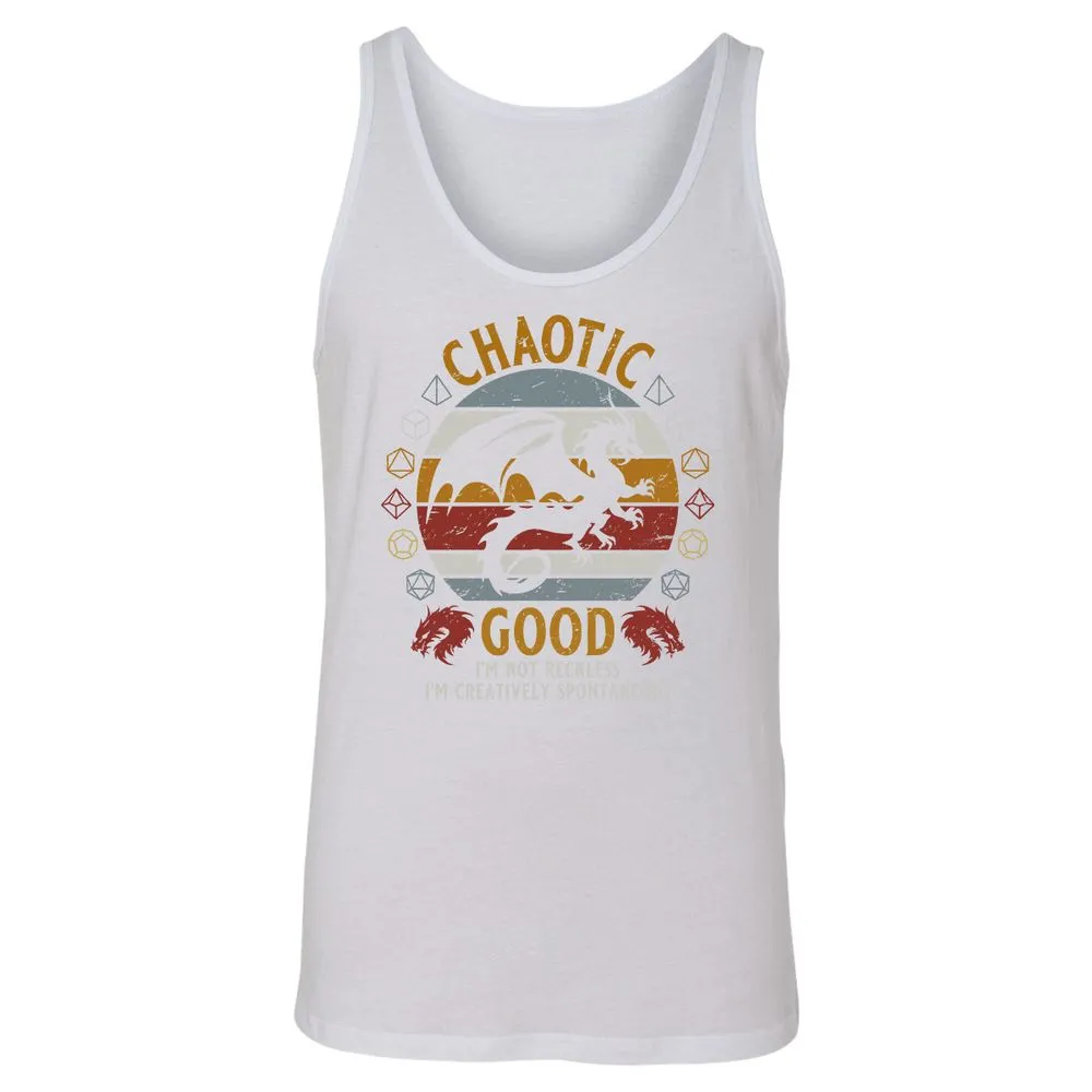 Chaotic Good Unisex Jersey Tank - White - 14