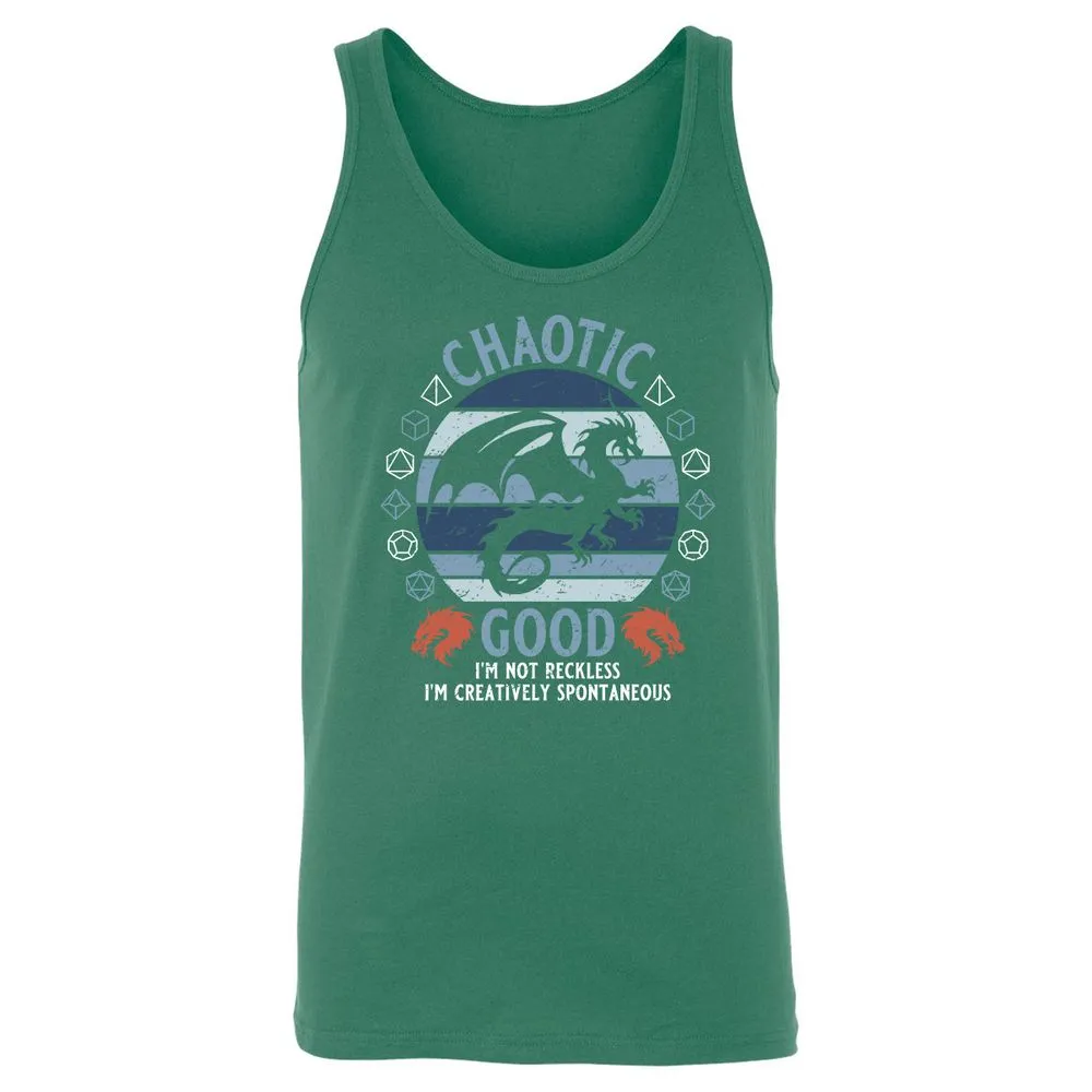 Chaotic Good 2 Unisex Jersey Tank - Kelly - 9