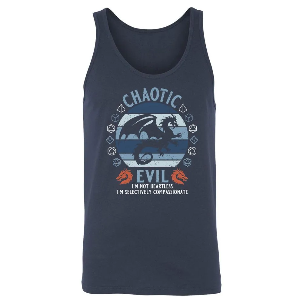 Chaotic Evil 2 Unisex Jersey Tank - Navy - 2