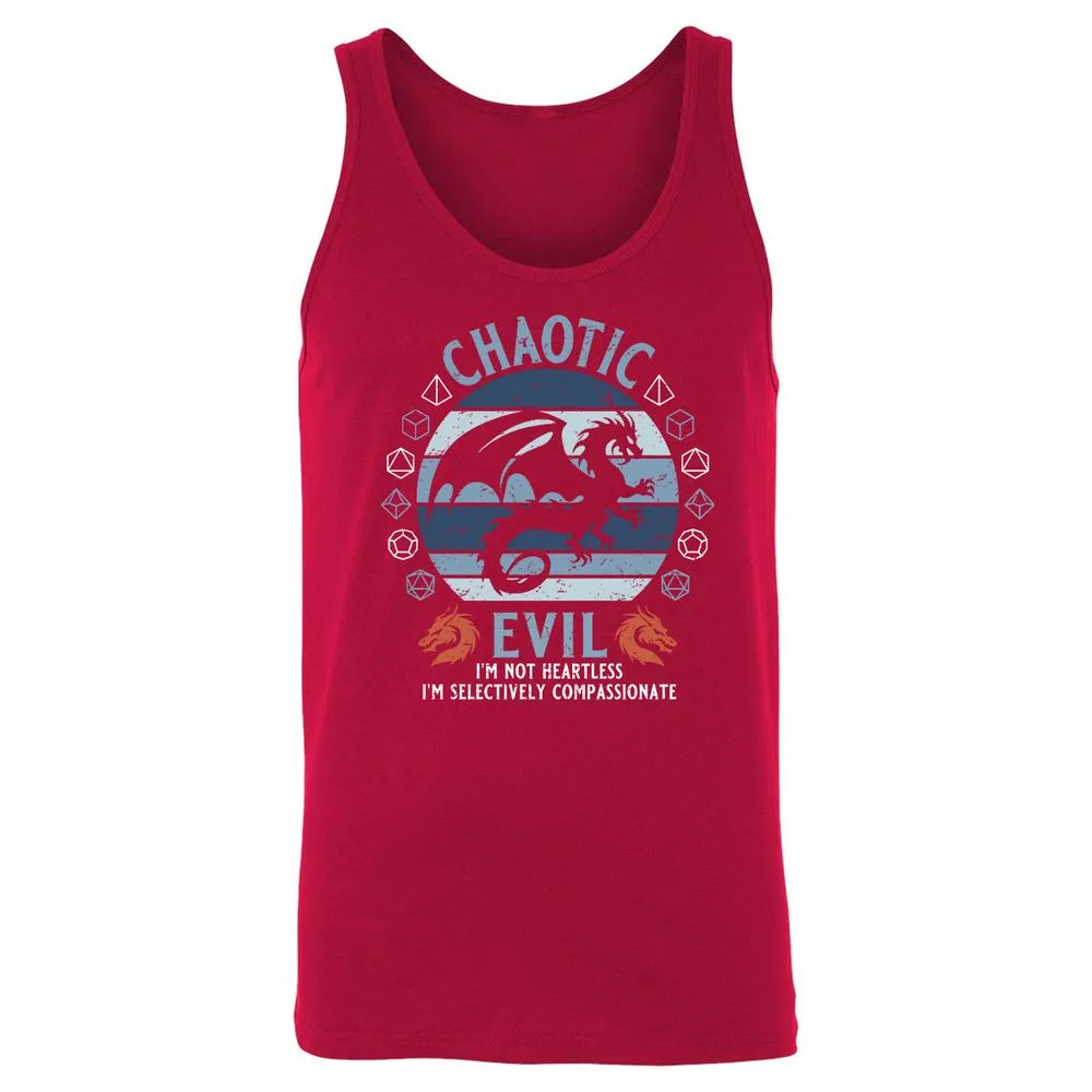 Chaotic Evil 2 Unisex Jersey Tank - Red - 11