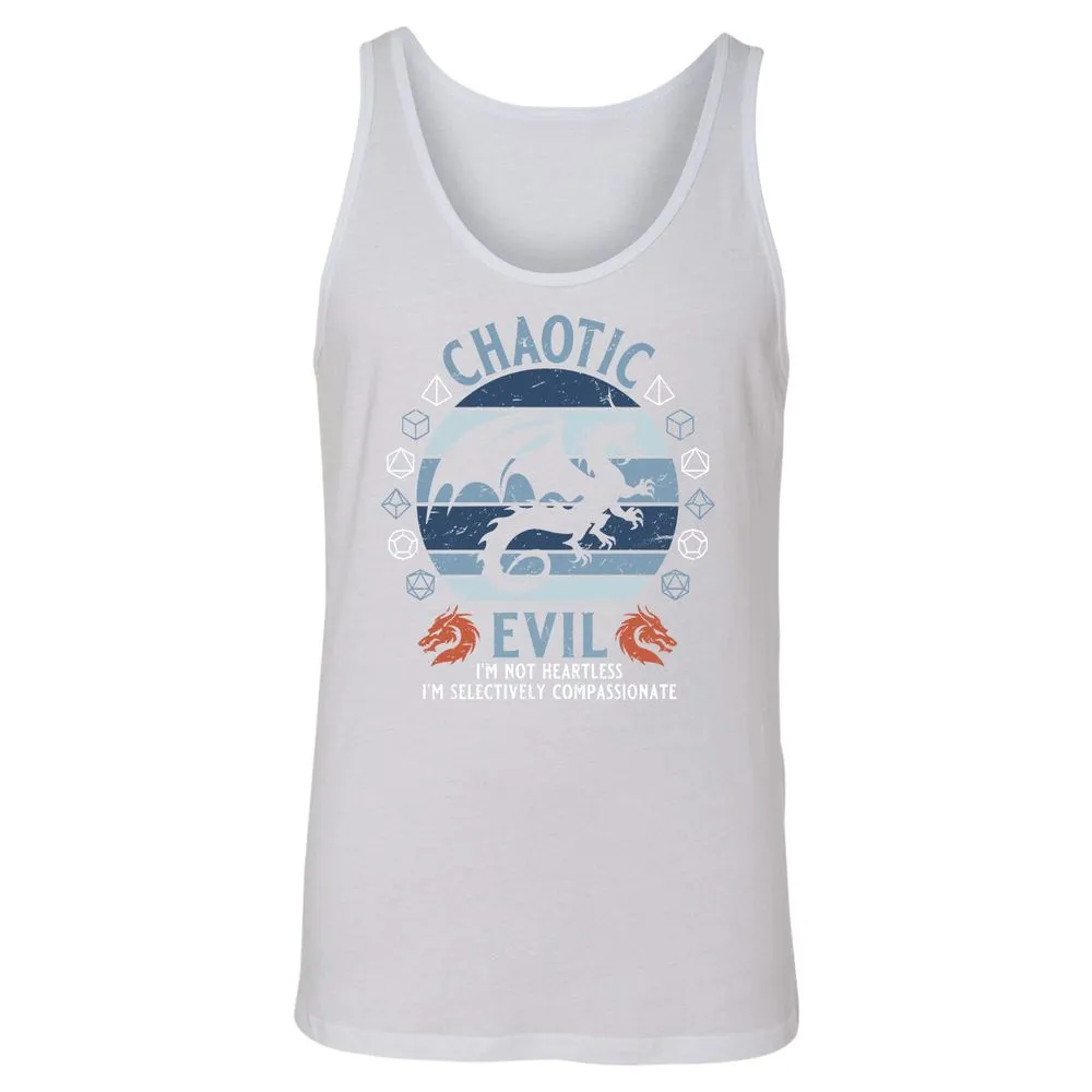 Chaotic Evil 2 Unisex Jersey Tank - White - 14