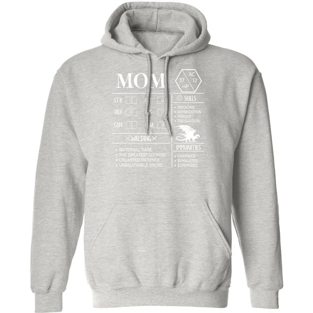 Mom Stats 2 Classic Unisex Hoodie - Ash - 8