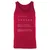 Bassist Stats Unisex Jersey Tank - Red - 11