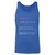 Bassist Stats Unisex Jersey Tank - True Royal Triblend - 12