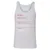 Bassist Stats Unisex Jersey Tank - White - 14