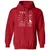 Wife Stats 2 Classic Unisex Hoodie - Red - 5