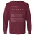 Anesthesiologist Stats Long Sleeve T-Shirt - Maroon - 11