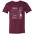 Wife Stats 2 Unisex V-Neck T-Shirt - Maroon - 6