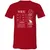 Wife Stats 2 Unisex V-Neck T-Shirt - Red - 3