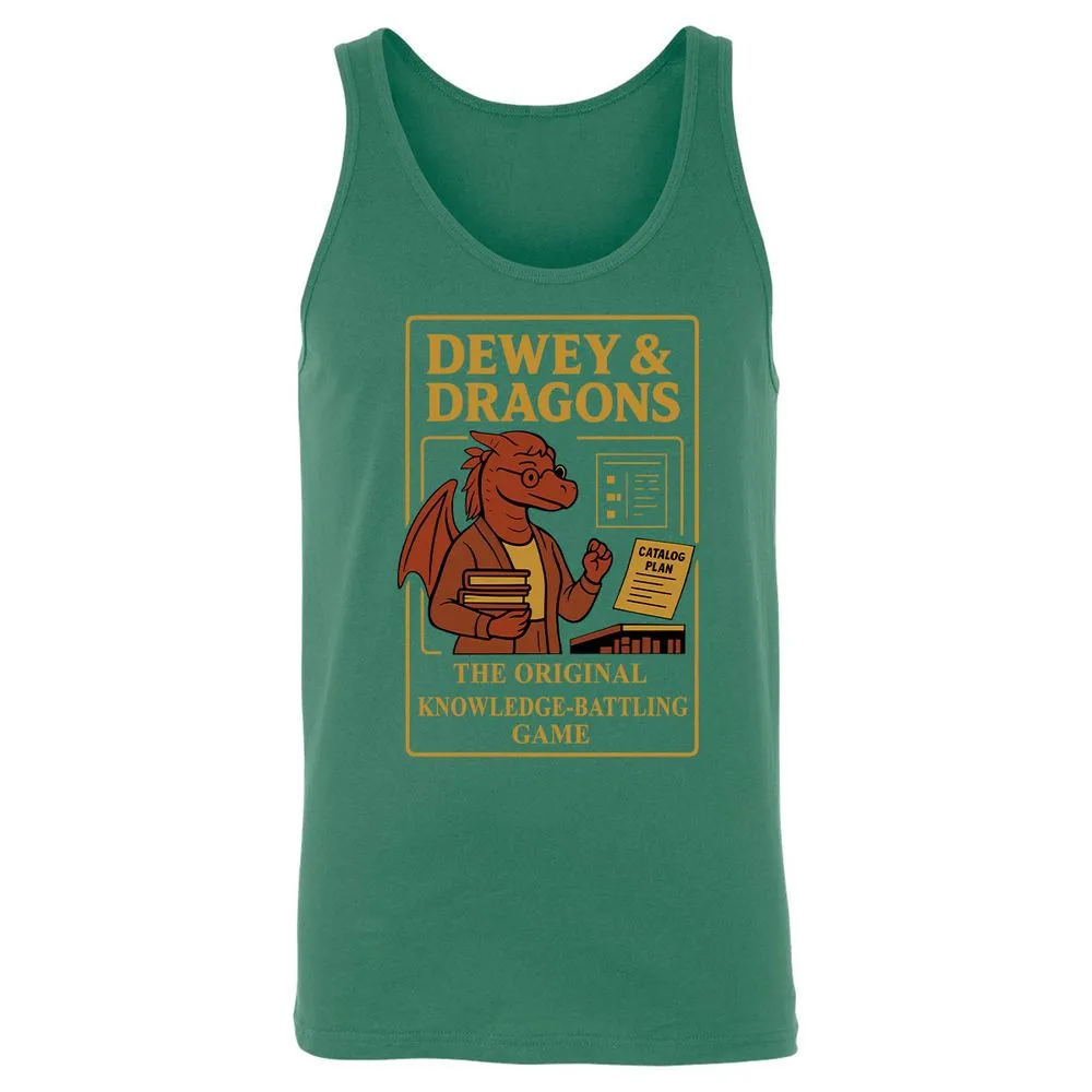 Dewey & Dragons Unisex Jersey Tank - Kelly - 9