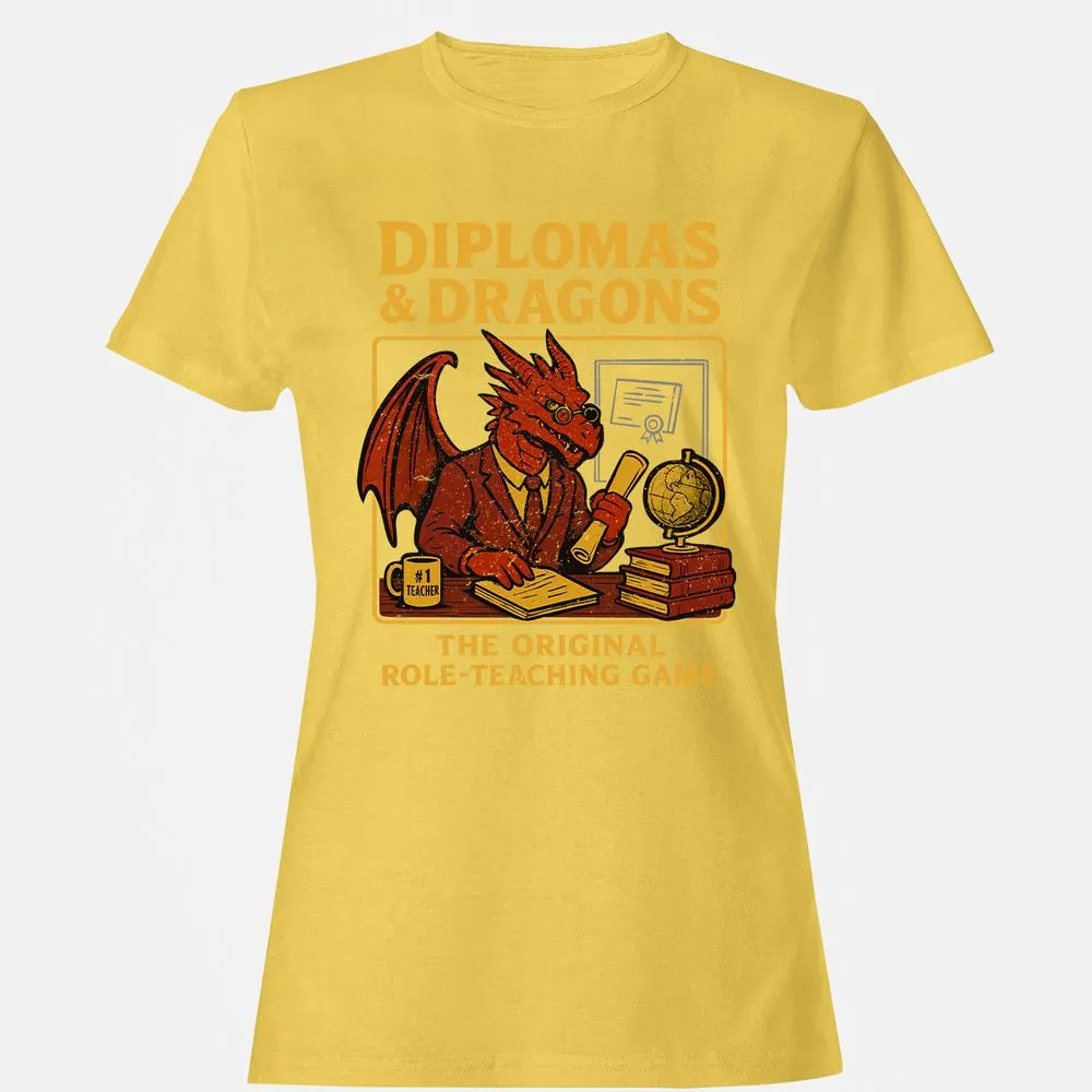 Diplomas & Dragons Women's T-Shirt - Daisy - 4