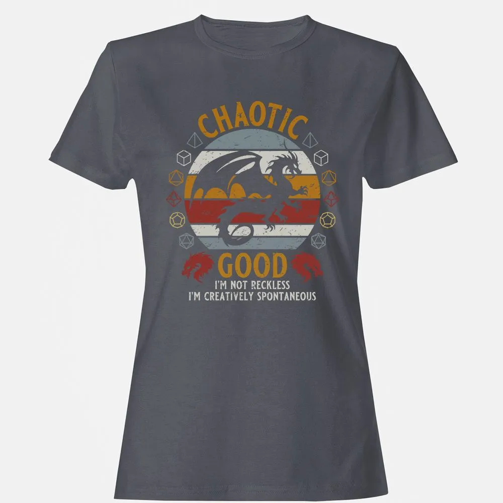 Chaotic Good Women's T-Shirt - Dark Heather - 5