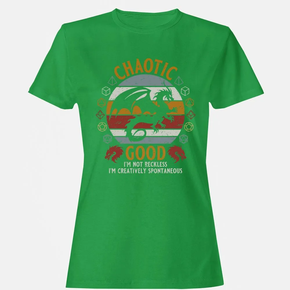 Chaotic Good Women's T-Shirt - Irish Green - 7