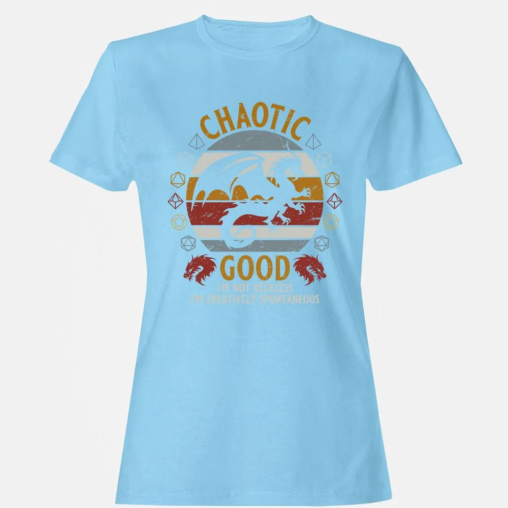 Chaotic Good Women's T-Shirt - Light Blue - 8