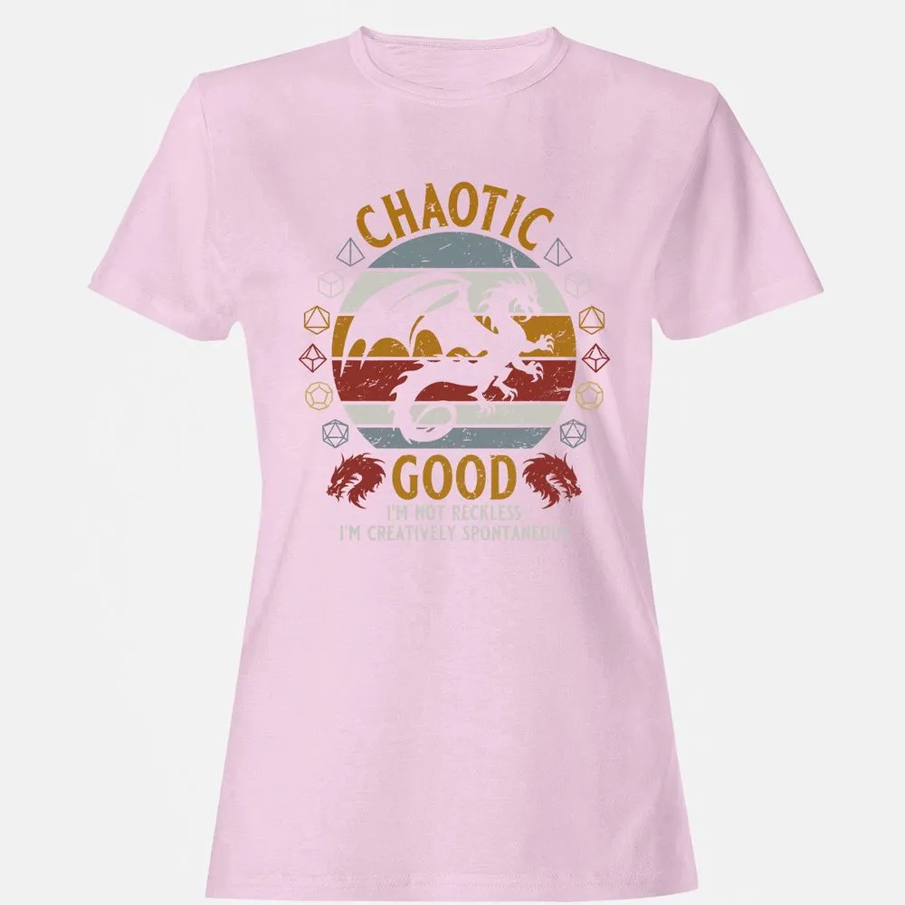Chaotic Good Women's T-Shirt - Light Pink - 9
