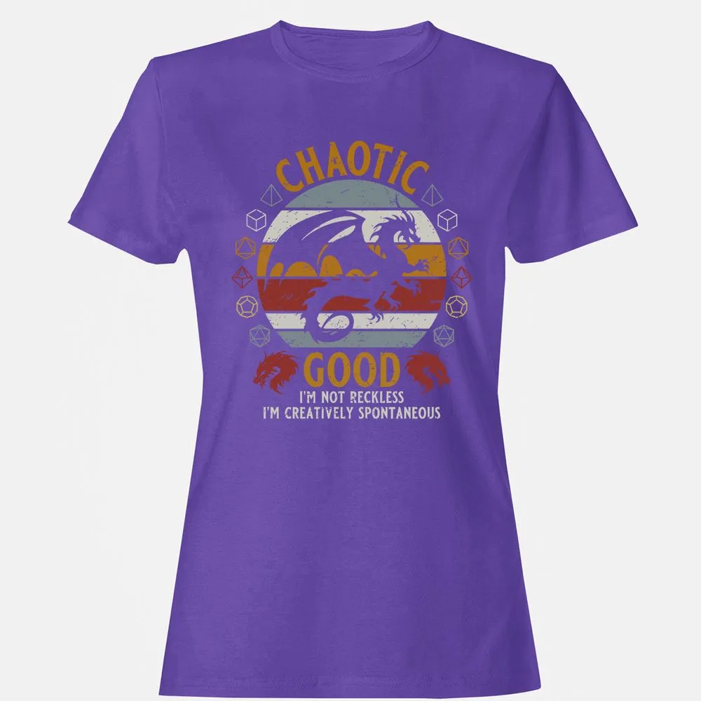 Chaotic Good Women's T-Shirt - Purple - 12