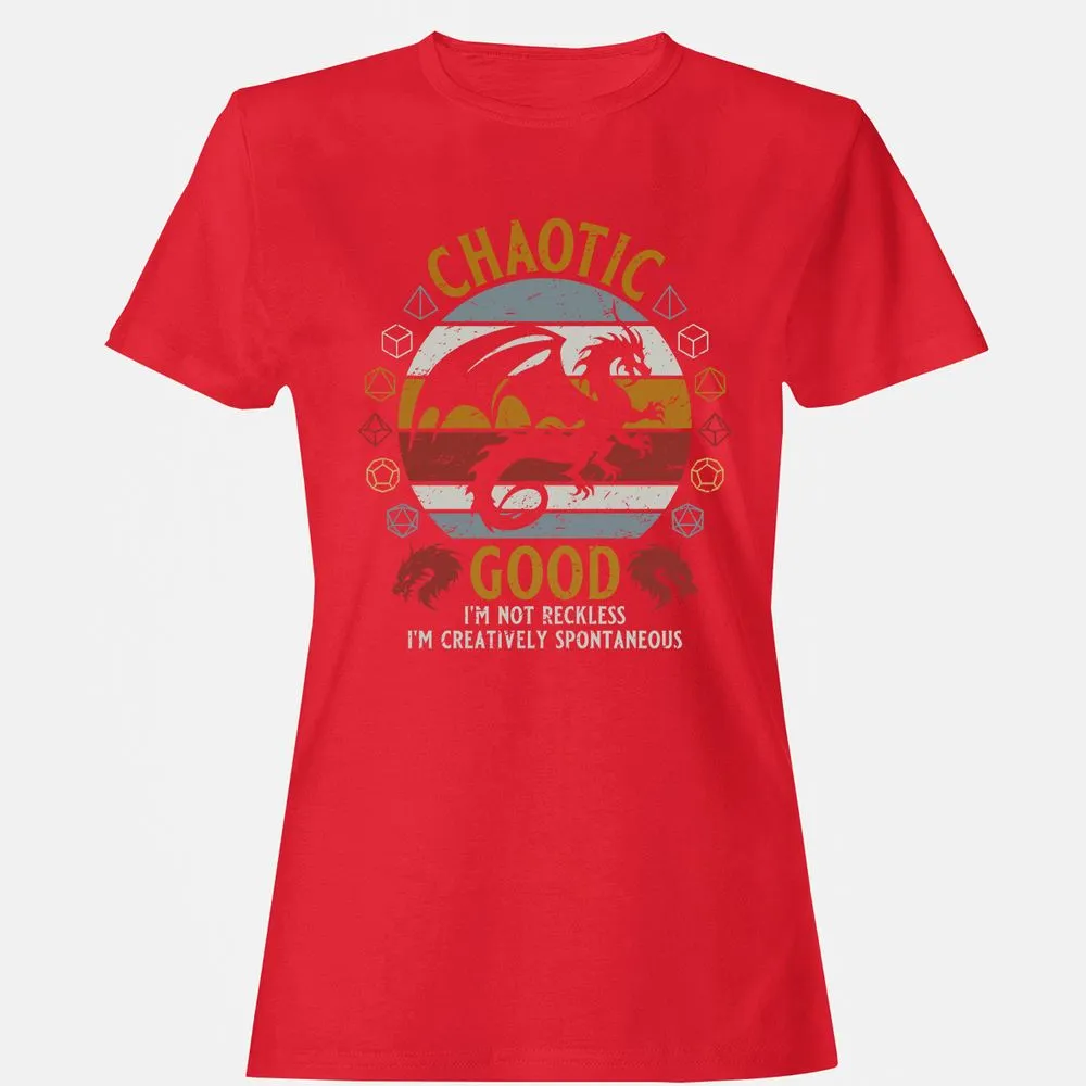 Chaotic Good Women's T-Shirt - Red - 13