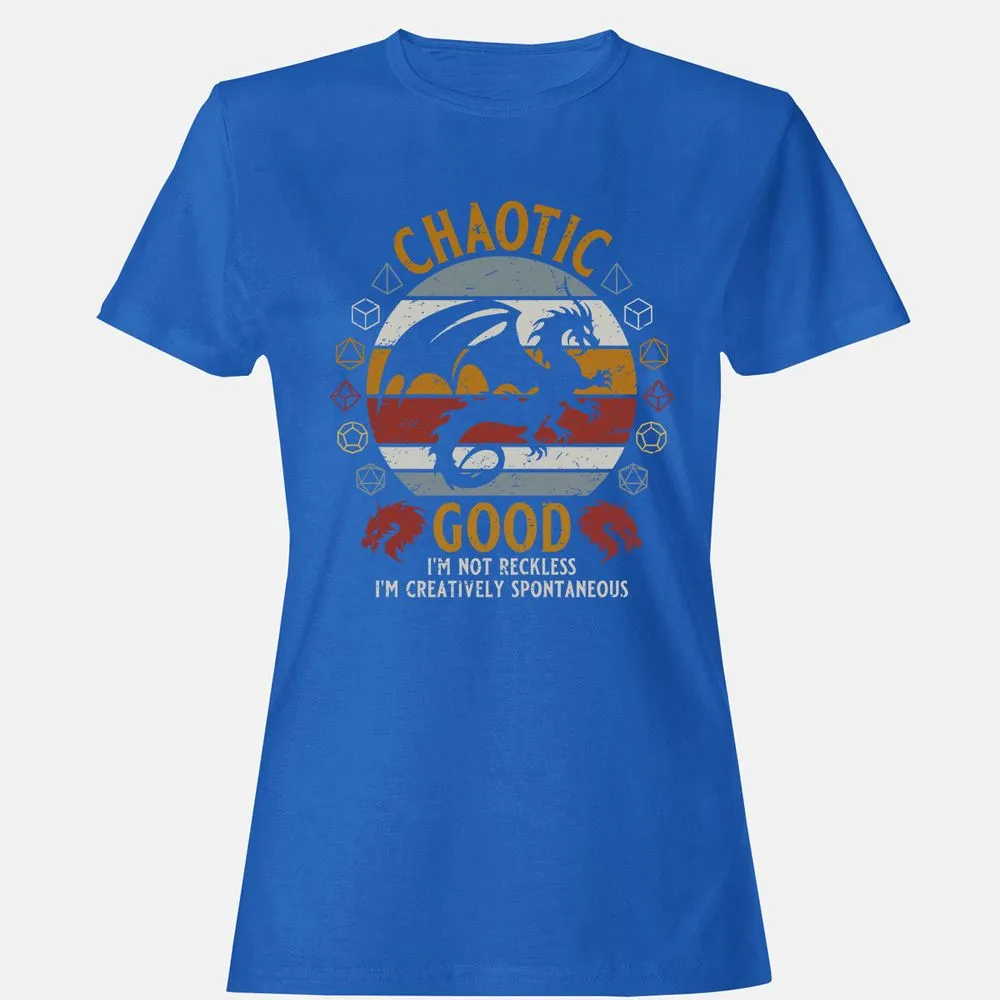 Chaotic Good Women's T-Shirt - Royal - 14