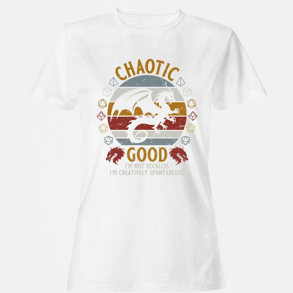 Chaotic Good Women's T-Shirt - White - 16