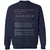 Anesthesiologist Stats Classic Unisex Sweatshirt - Navy - 2