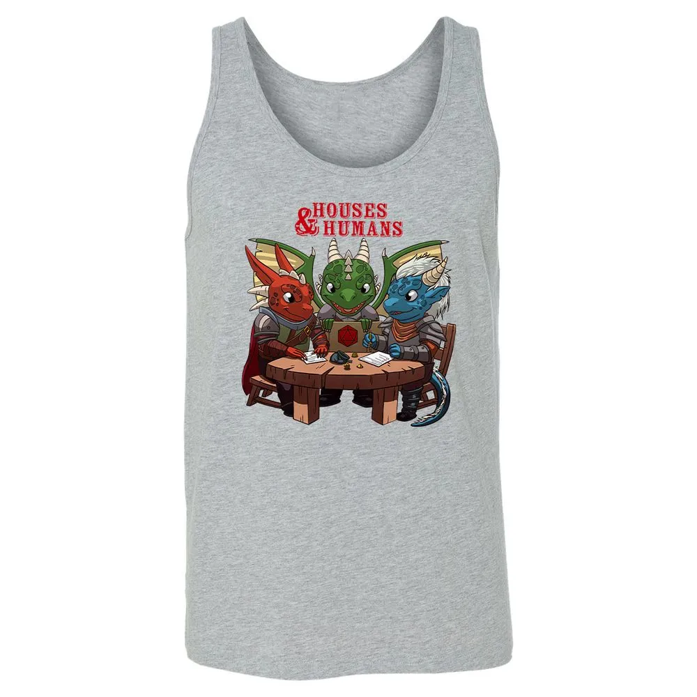 Houses & Humans Unisex Jersey Tank - Athletic Heather - 4