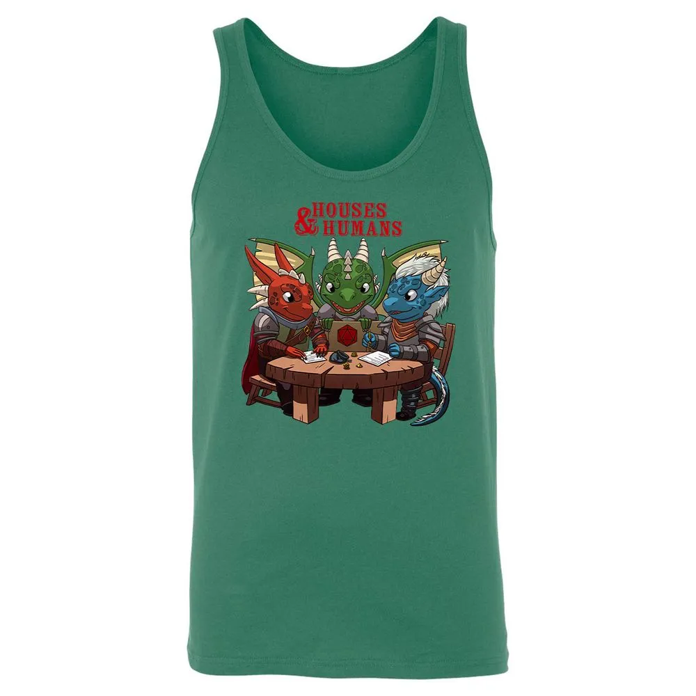 Houses & Humans Unisex Jersey Tank - Kelly - 9