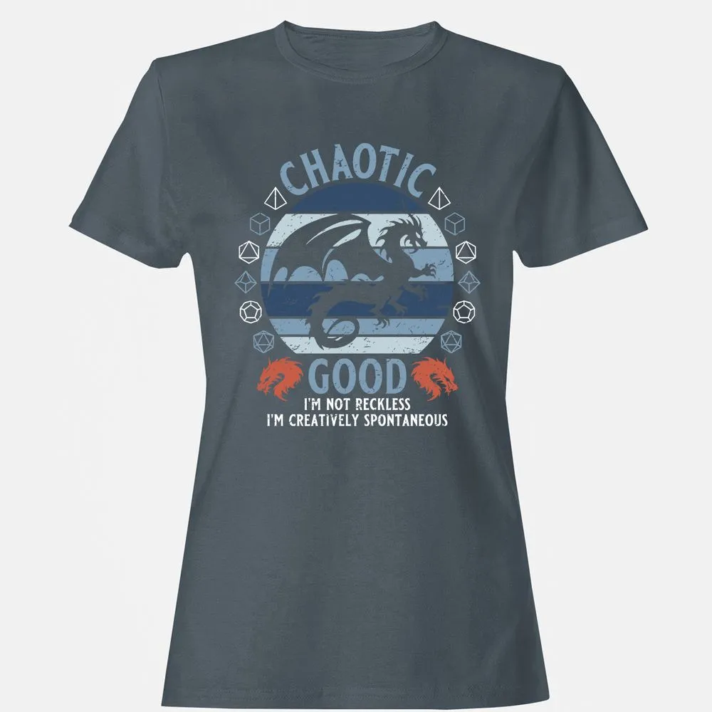 Chaotic Good 2 Women's T-Shirt - Charcoal - 3