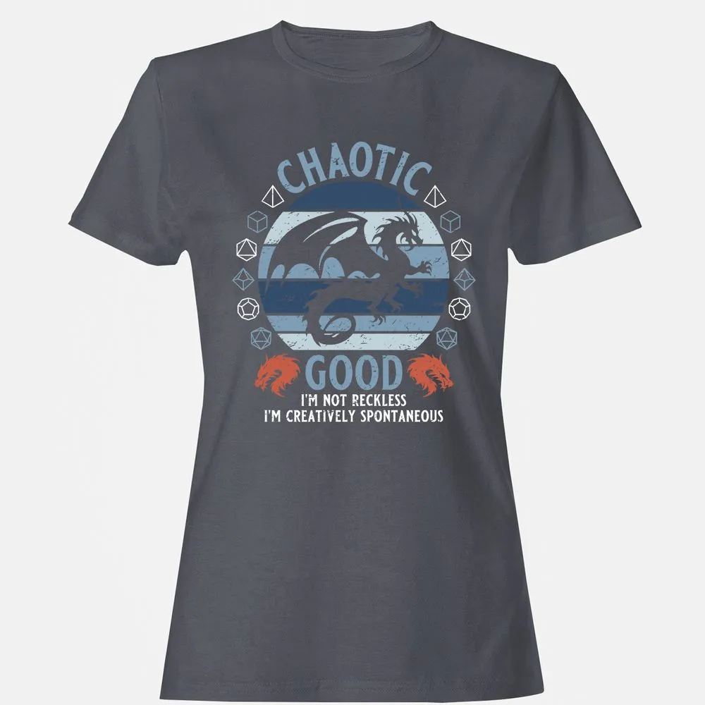 Chaotic Good 2 Women's T-Shirt - Dark Heather - 5