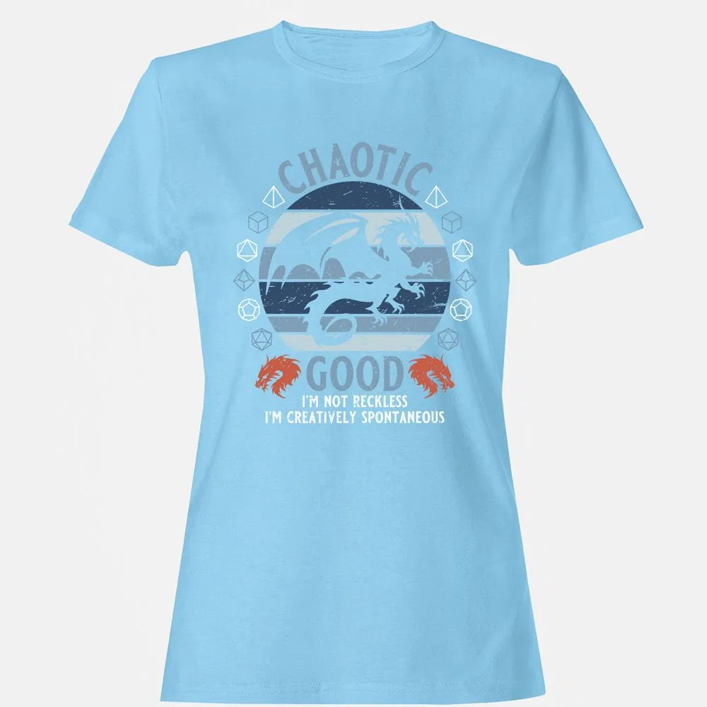 Chaotic Good 2 Women's T-Shirt - Light Blue - 8
