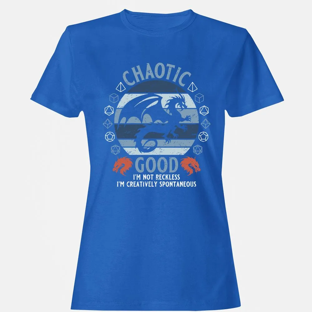 Chaotic Good 2 Women's T-Shirt - Royal - 14