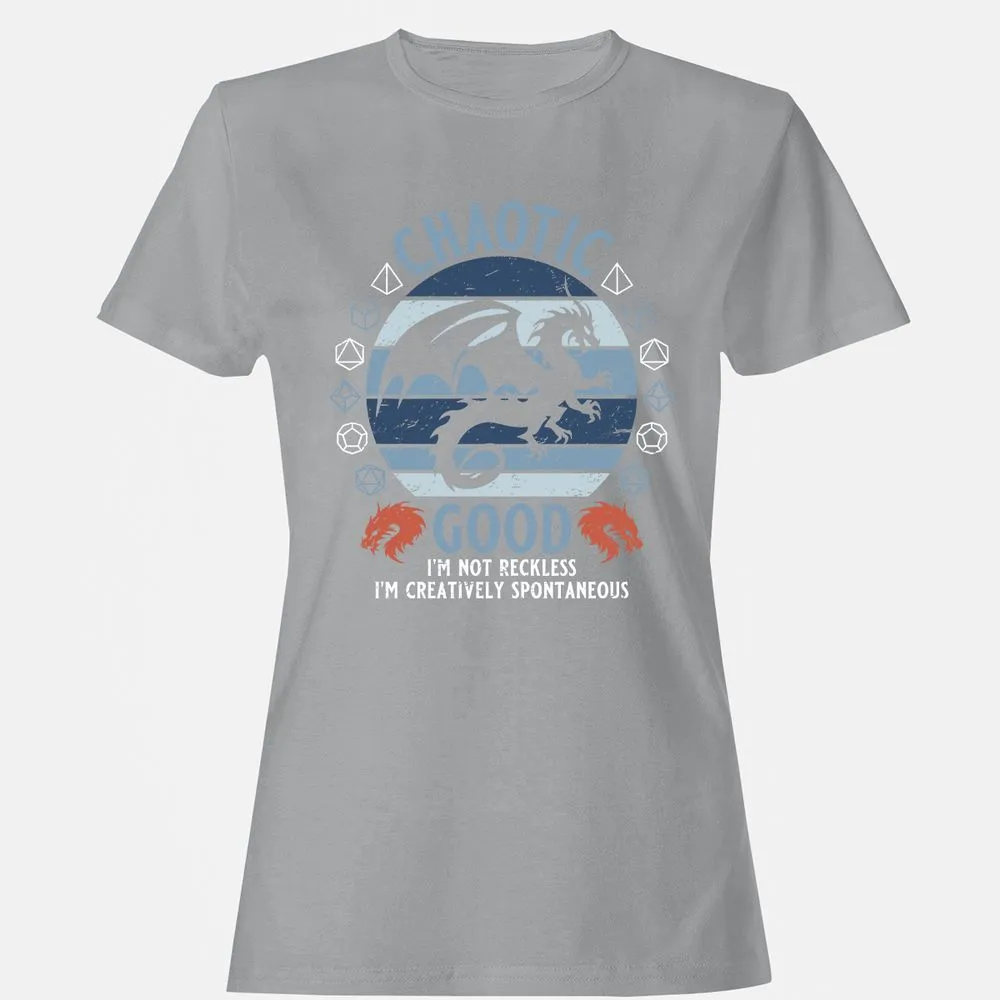 Chaotic Good 2 Women's T-Shirt - Sport Grey - 15