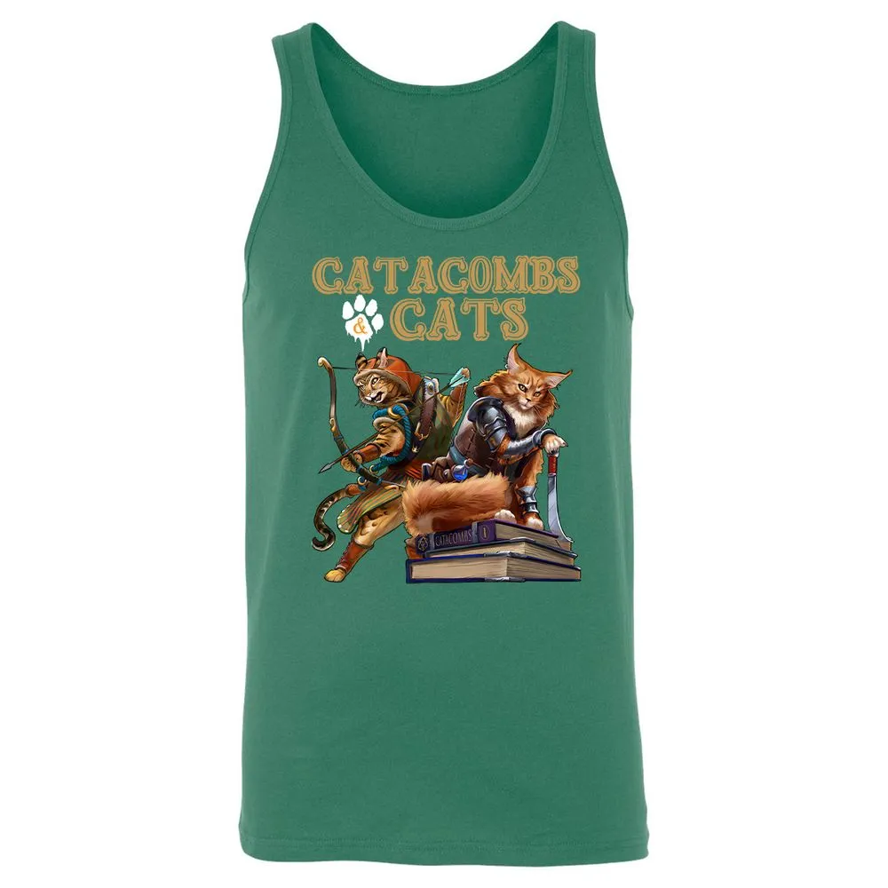 Catacombs & Cats Unisex Jersey Tank - Kelly - 9