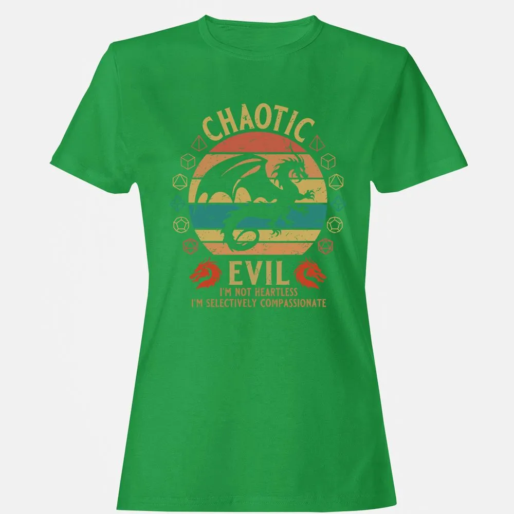 Chaotic Evil Women's T-Shirt - Irish Green - 7