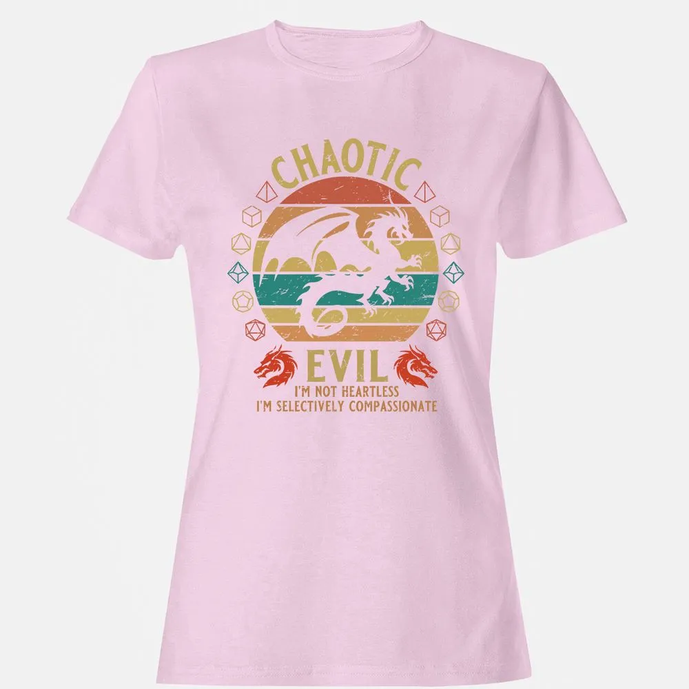 Chaotic Evil Women's T-Shirt - Light Pink - 9