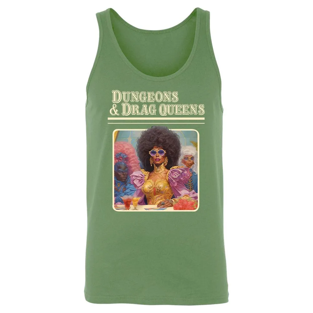 Dungeons & Drag Queens Unisex Jersey Tank - Leaf - 10