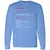 Bestie Stats Long Sleeve T-Shirt - Carolina Blue - 12