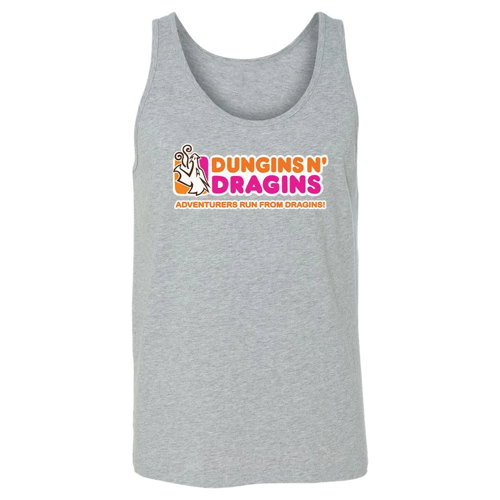 Dungins & Dragins Unisex Jersey Tank - Athletic Heather - 4