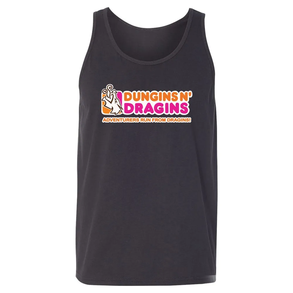 Dungins & Dragins Unisex Jersey Tank - Dark Grey - 7