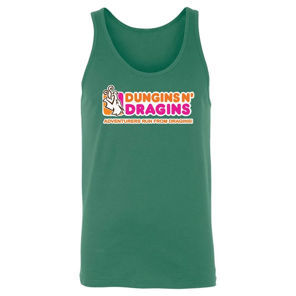 Dungins & Dragins Unisex Jersey Tank - Kelly - 9