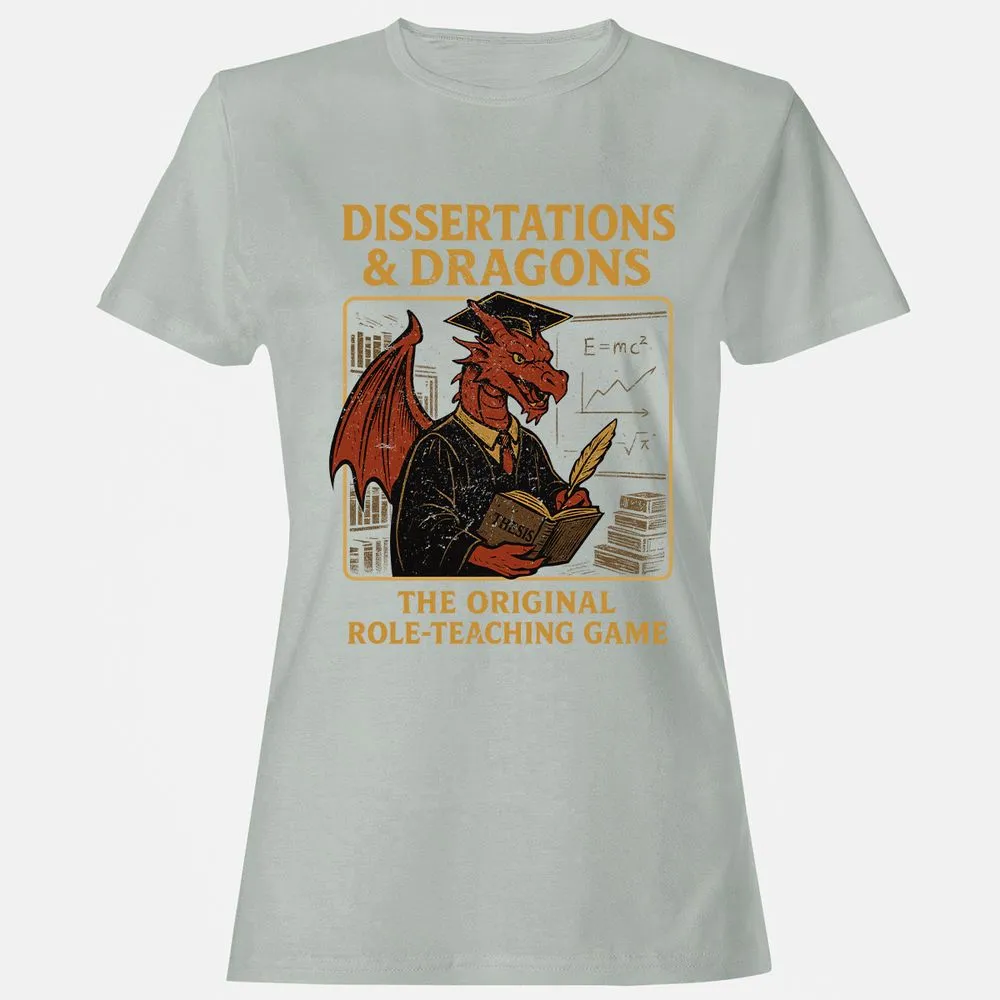 Disserations & Dragons Women's T-Shirt - Ash - 2