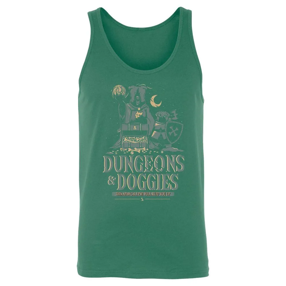 Dungeons & Doggies Unisex Jersey Tank - Kelly - 9