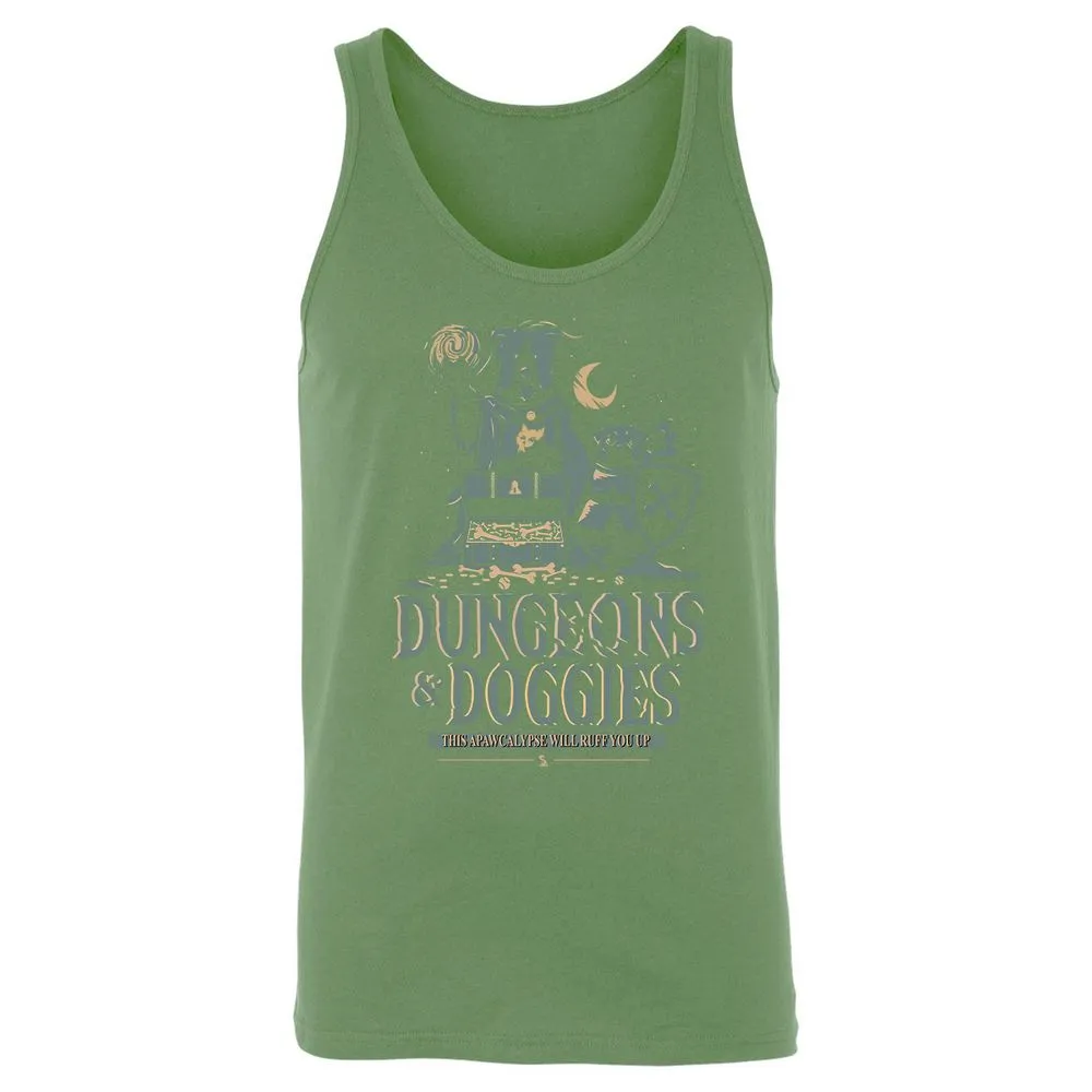 Dungeons & Doggies Unisex Jersey Tank - Leaf - 10