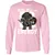 Big Dwarf Energy Long Sleeve T-Shirt - Light Pink - 3