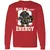 Big Dwarf Energy Long Sleeve T-Shirt - Red - 14
