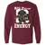 Big Dwarf Energy Long Sleeve T-Shirt - Maroon - 11